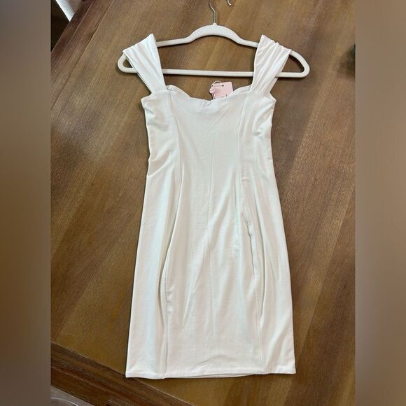 Brand New oh Polly white mini dress- NWT - Picture 5 of 9